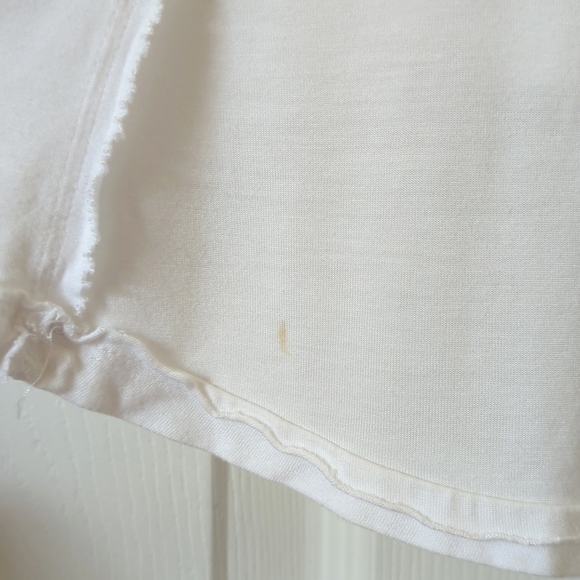 We The Free Classic Oversized Lightweight V-neck Tank Top White XS - Picture 11 of 11